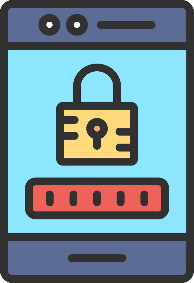 Password Clean Sketch Form vector