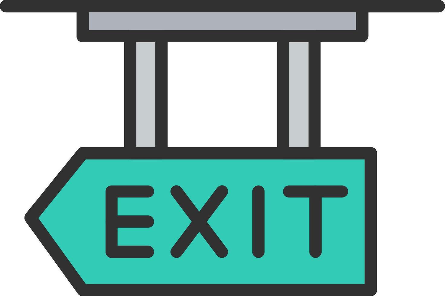 Exit Mobile App Illustration vector