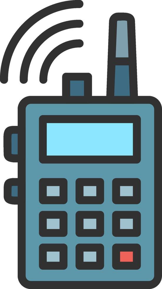 Communication Solid Fill Symbol vector