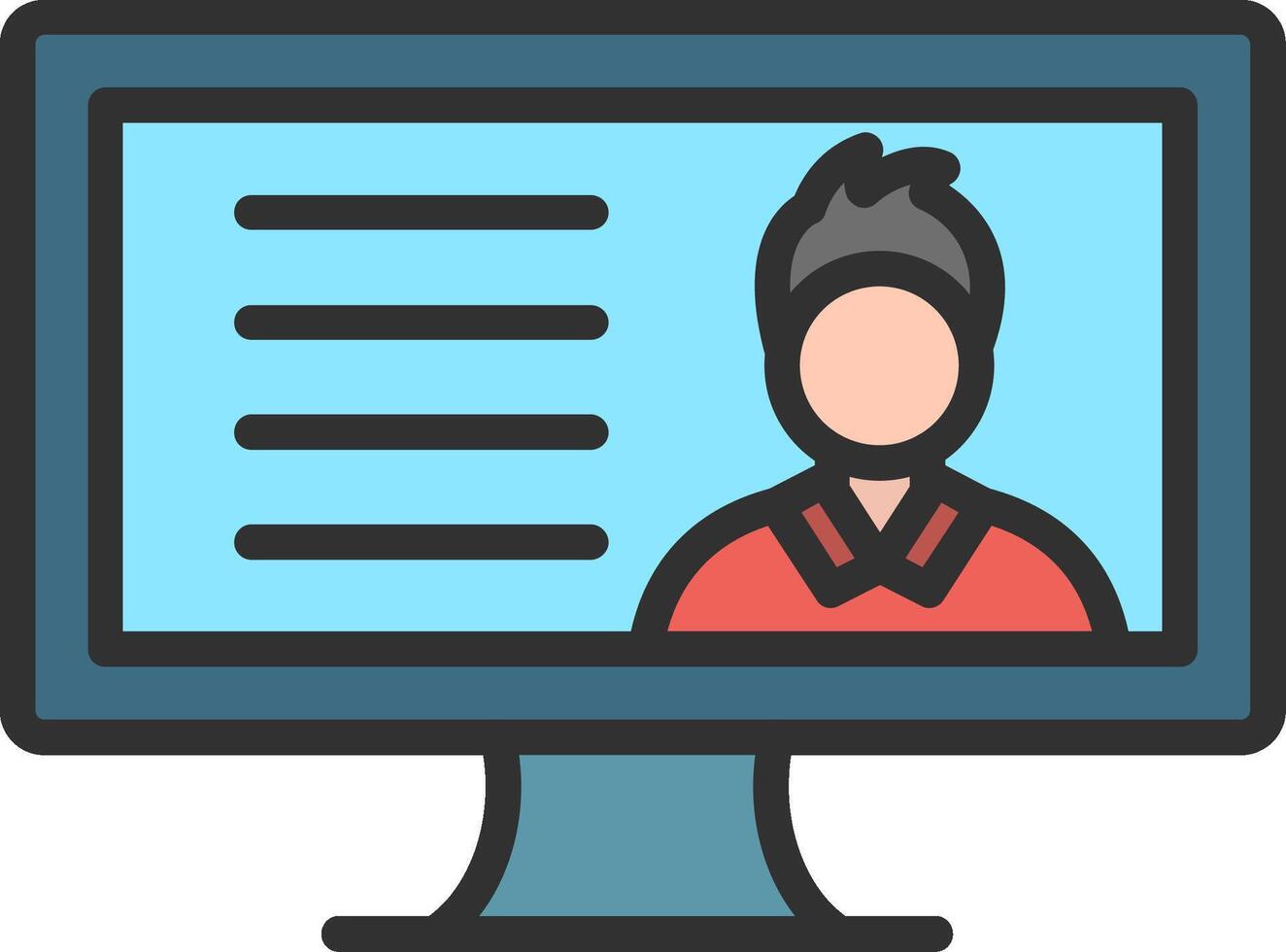 User Sharp Edge Visual vector