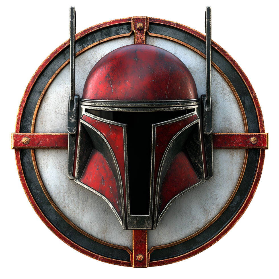 Sci Fi Warrior Helmet Isolated Transparent Background png
