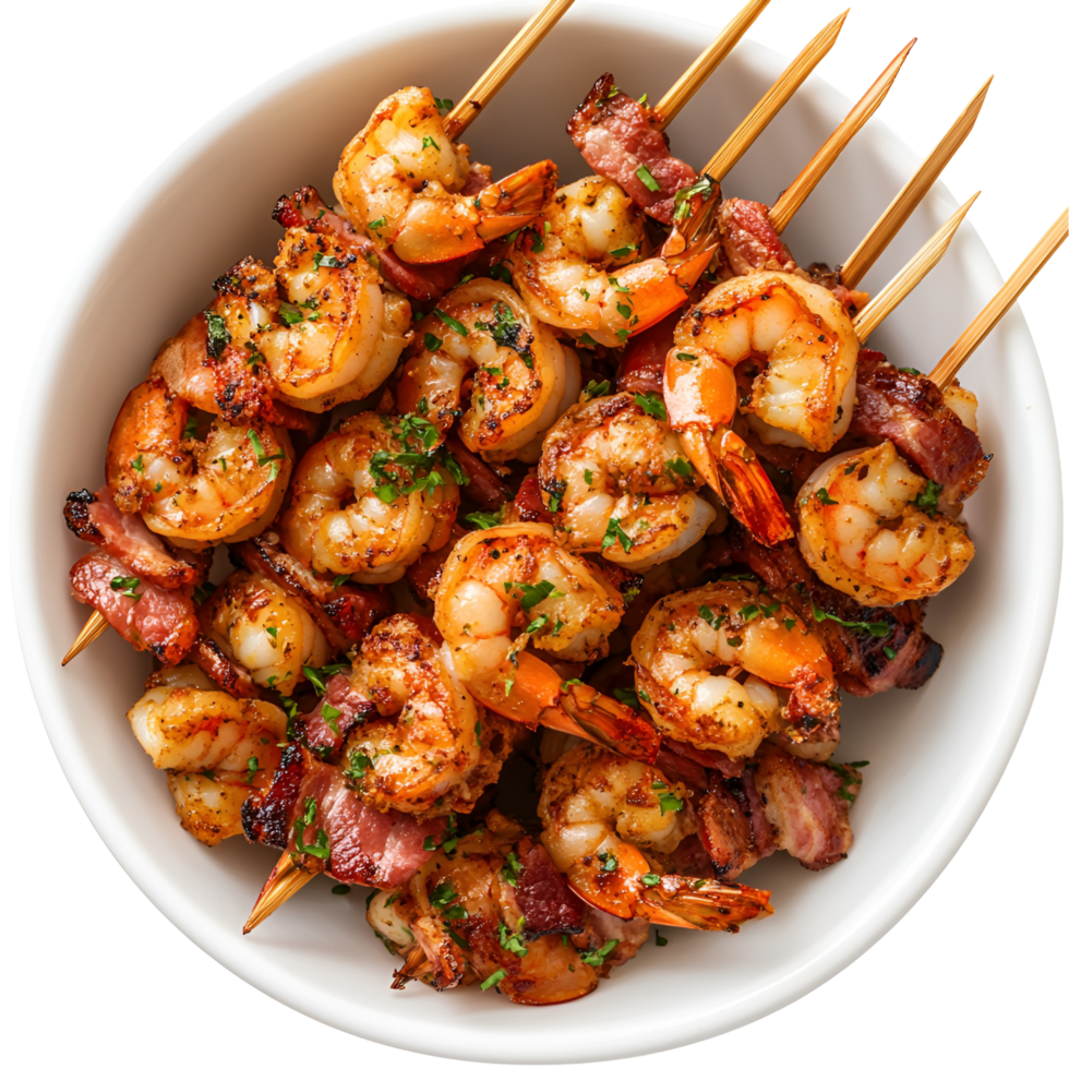 Tasty Grilled Chicken Sticks Transparent Background png