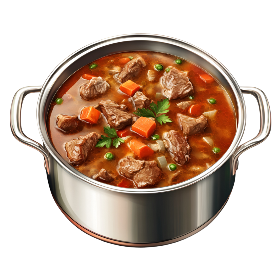 Hearty Beef Stew Rich Flavor Comfort Meal png