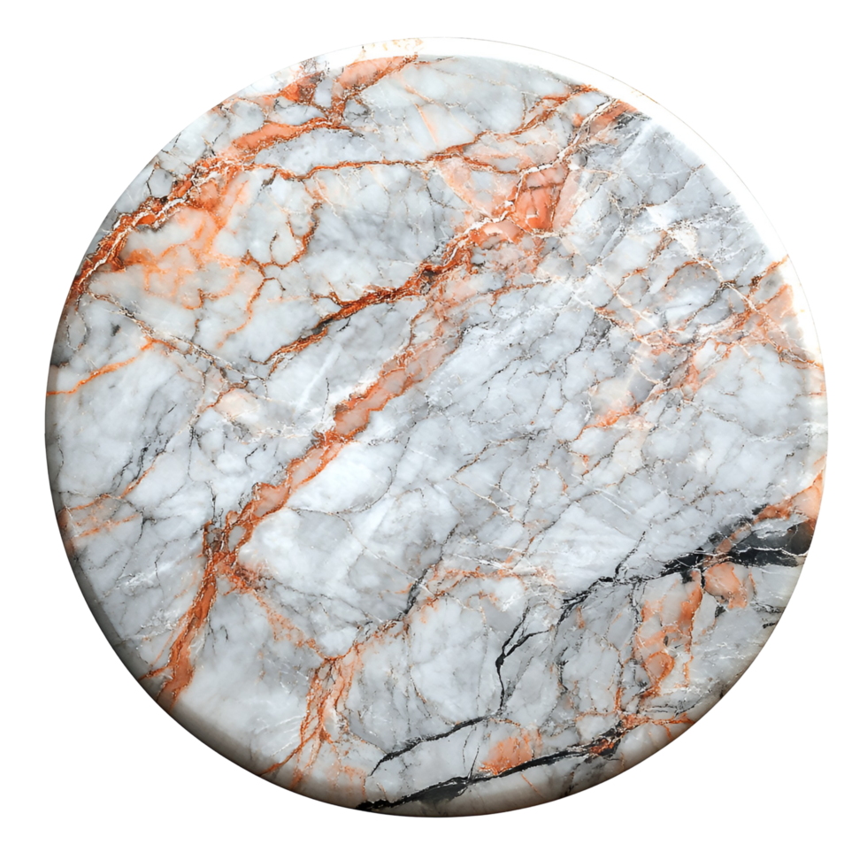 Elegant White Marble Stone Pattern Transparent Background png