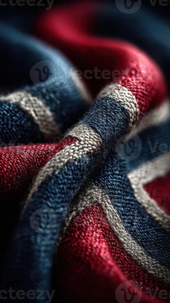 Textured fabric reveals intricate patterns and colors in close-up view showcasing craftsmanship and detail from recent textile design work photo