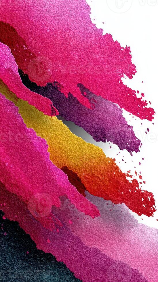 Vibrant abstract art showcasing bold colors blending together in a dynamic composition photo