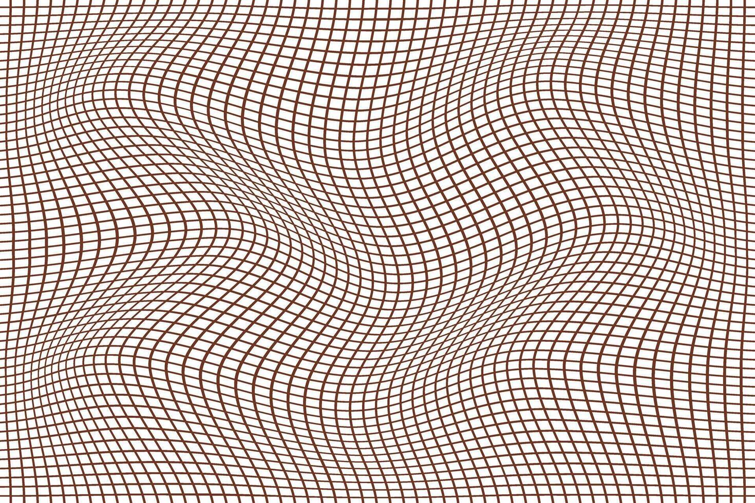 simple abstract deep color small square line wavy distort pattern warped grid illusion vector