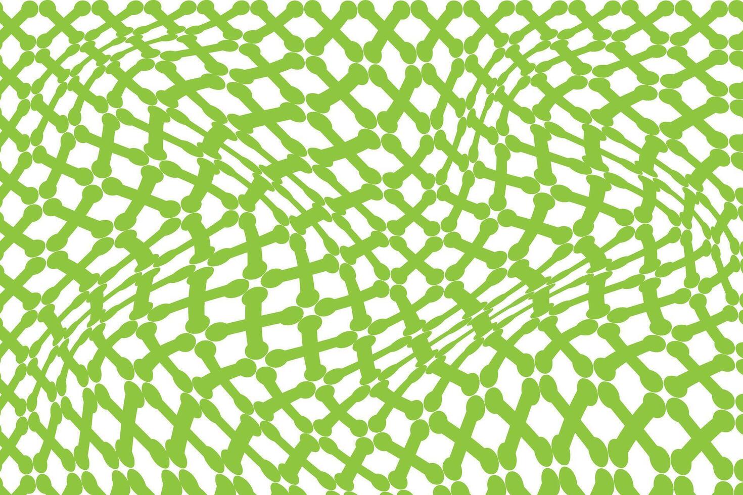 simple abstract light green color geometric diagonal wavy line pattern distorted lime green mesh with organic shapes vector