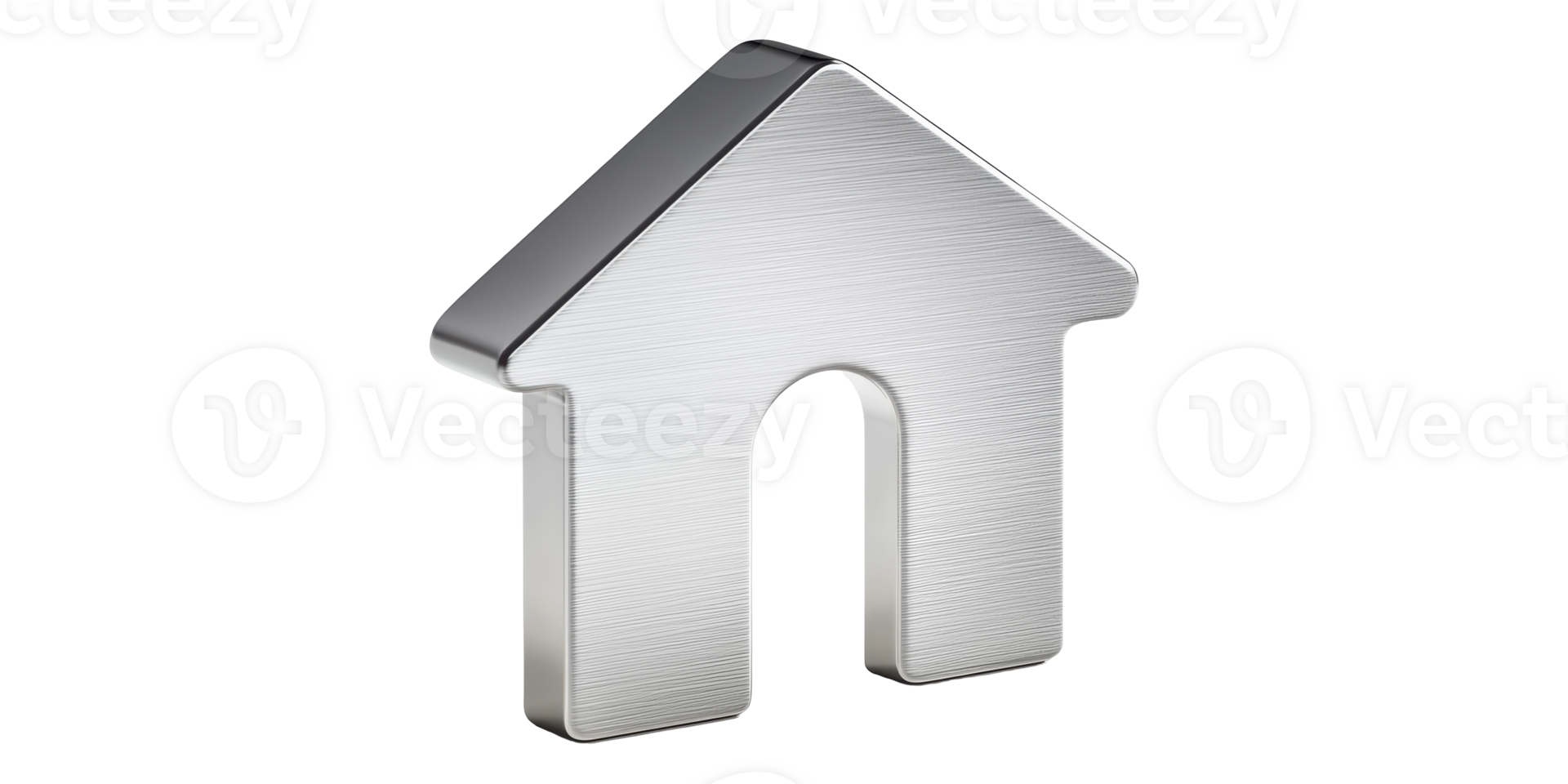 House Icon 3D Isolated on Transparent Background png