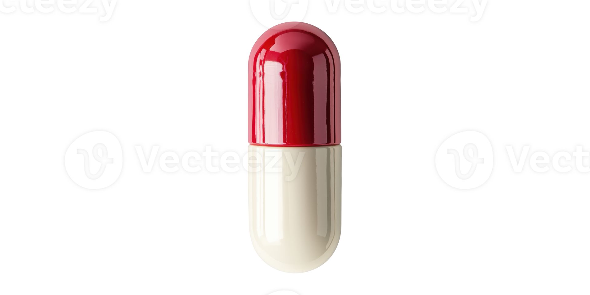 Red And White Capsule Medicine Isolated On Transparent Background png