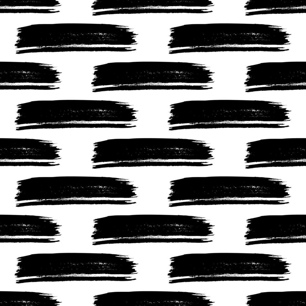 Seamless pattern with dark hand drawn scribble smear on background. grunge texture. illustration vector