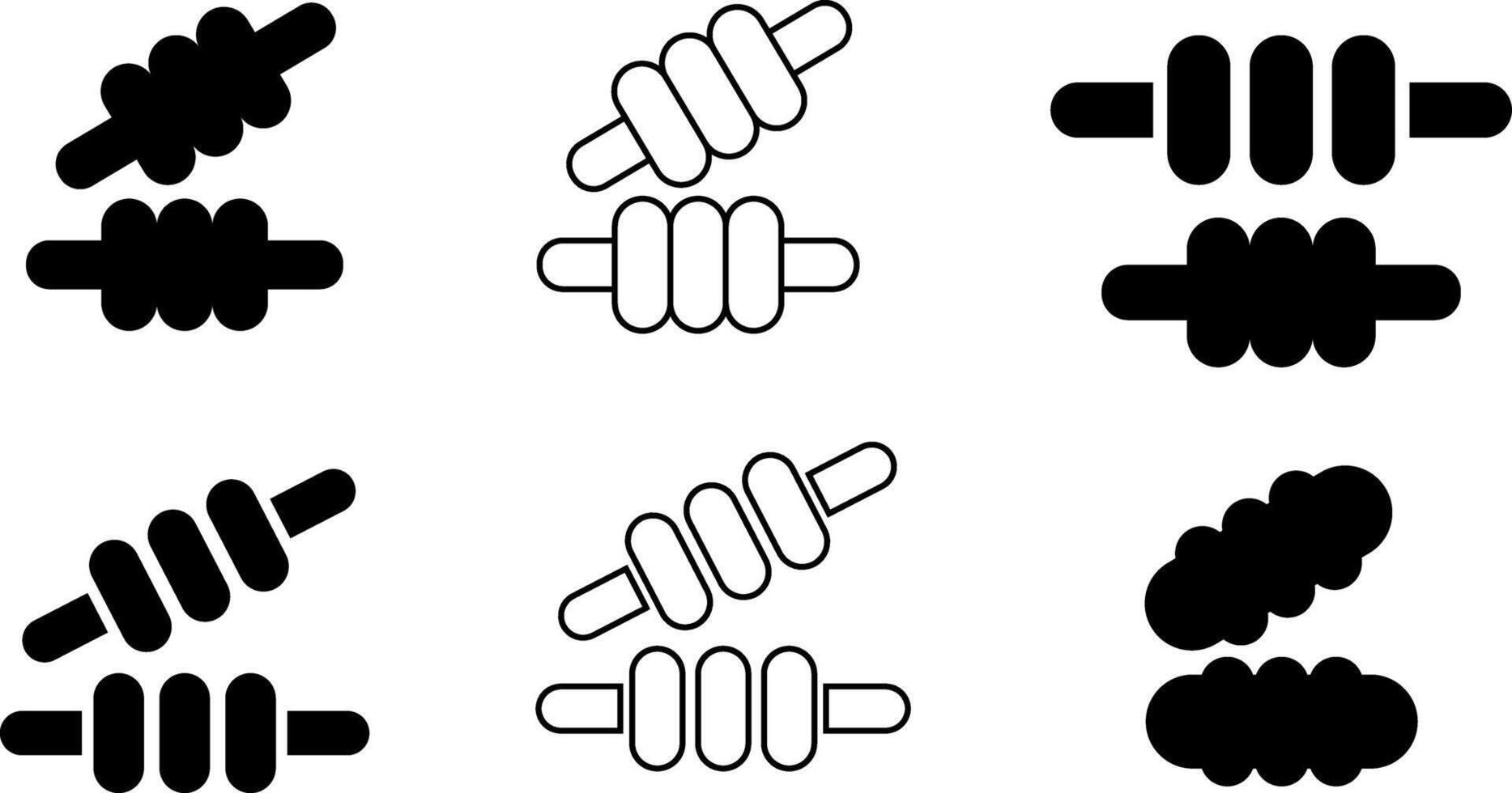 cricket bails icon set. playing cricket, isometric view. Sports equipment used by players supporting wicket. agricultural field vector