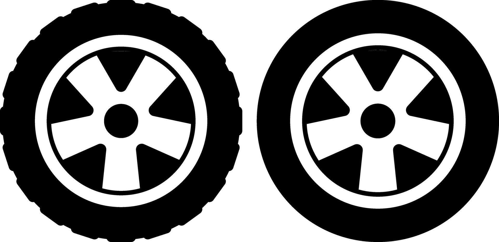 tire icon. Car tire tread tracks. motorcycle racing wheels. dirty tires track. Tyres road maintenance. vehicle tyres change mechanic workshop retros vector