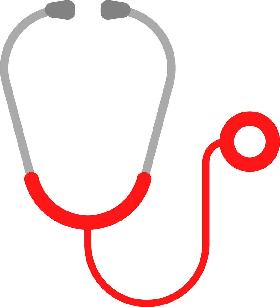 Stethoscope Medical color Tool. Auscultation Device. symbolizing healthcare and medical examination. vital tool of modern medicine vector