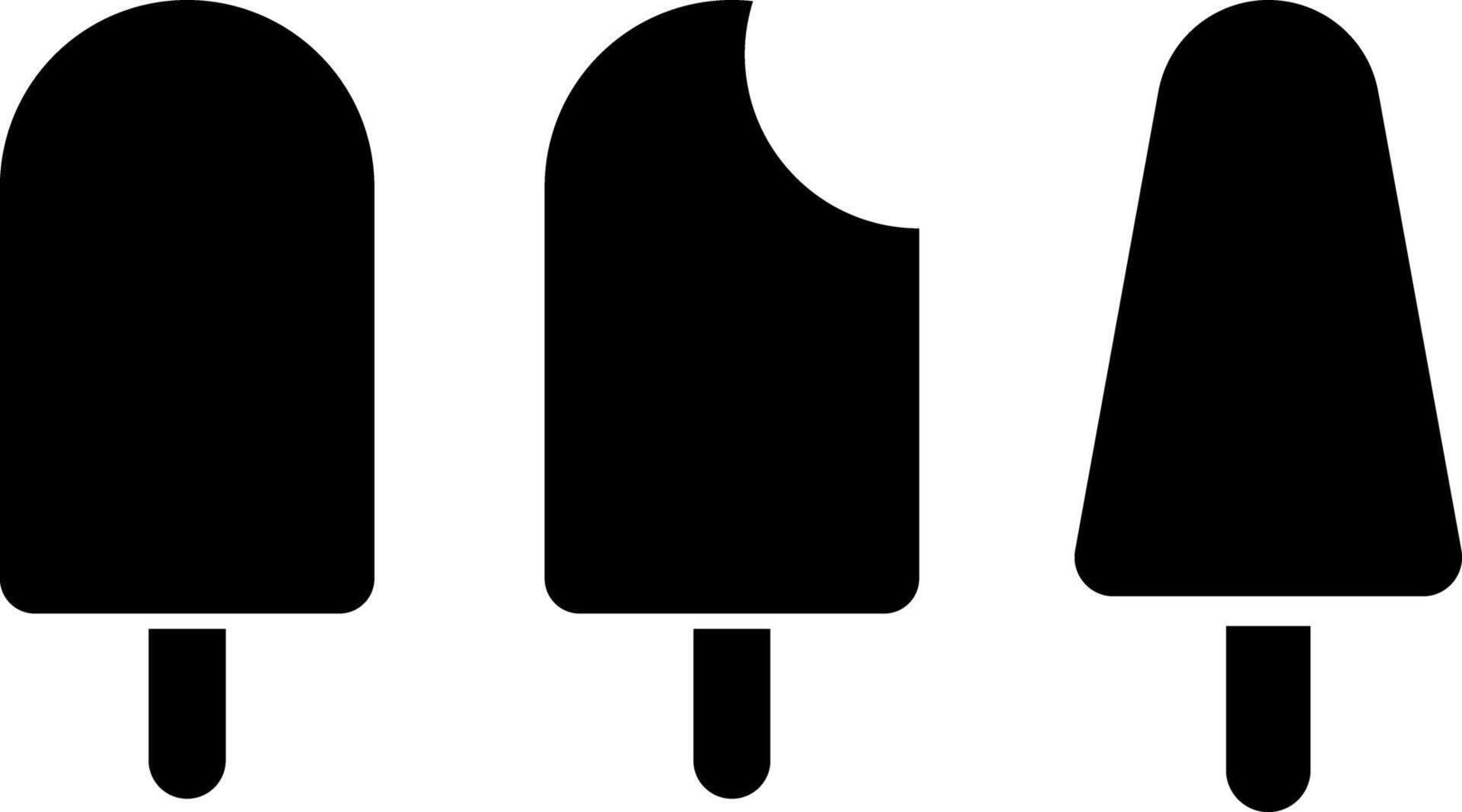 Ice cream icon set. soft cream sign. Flavor sign symbol. ice cream cone dessert vector