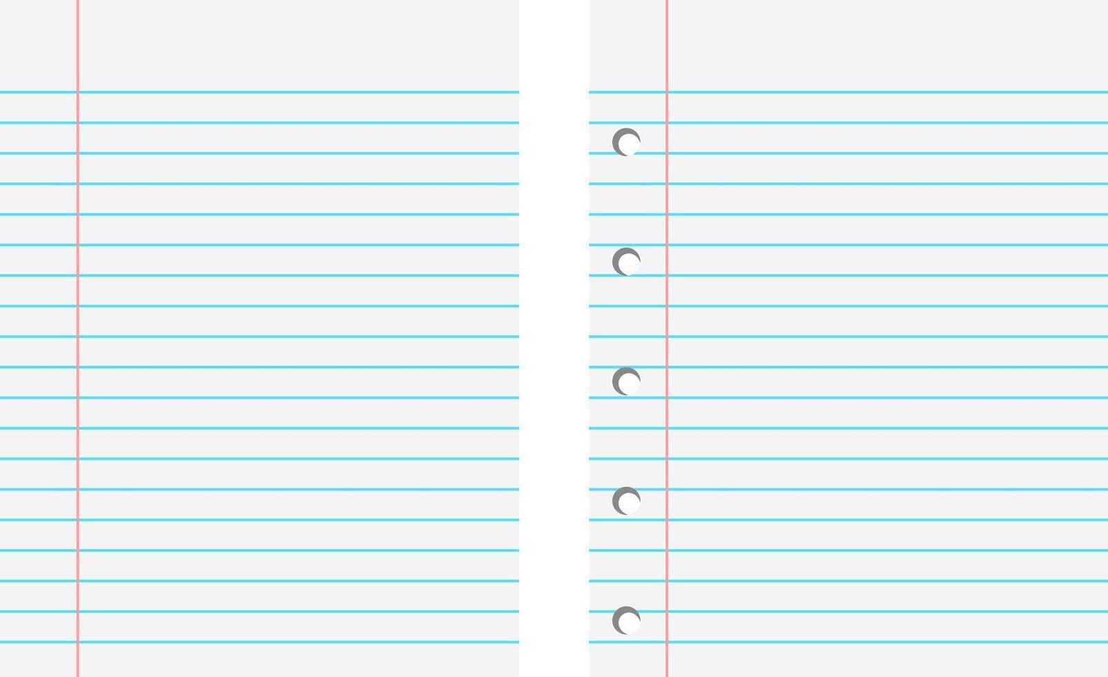 Notebook lined paper icons. notebook sheet blank. notebooks production. Typography template for making vector
