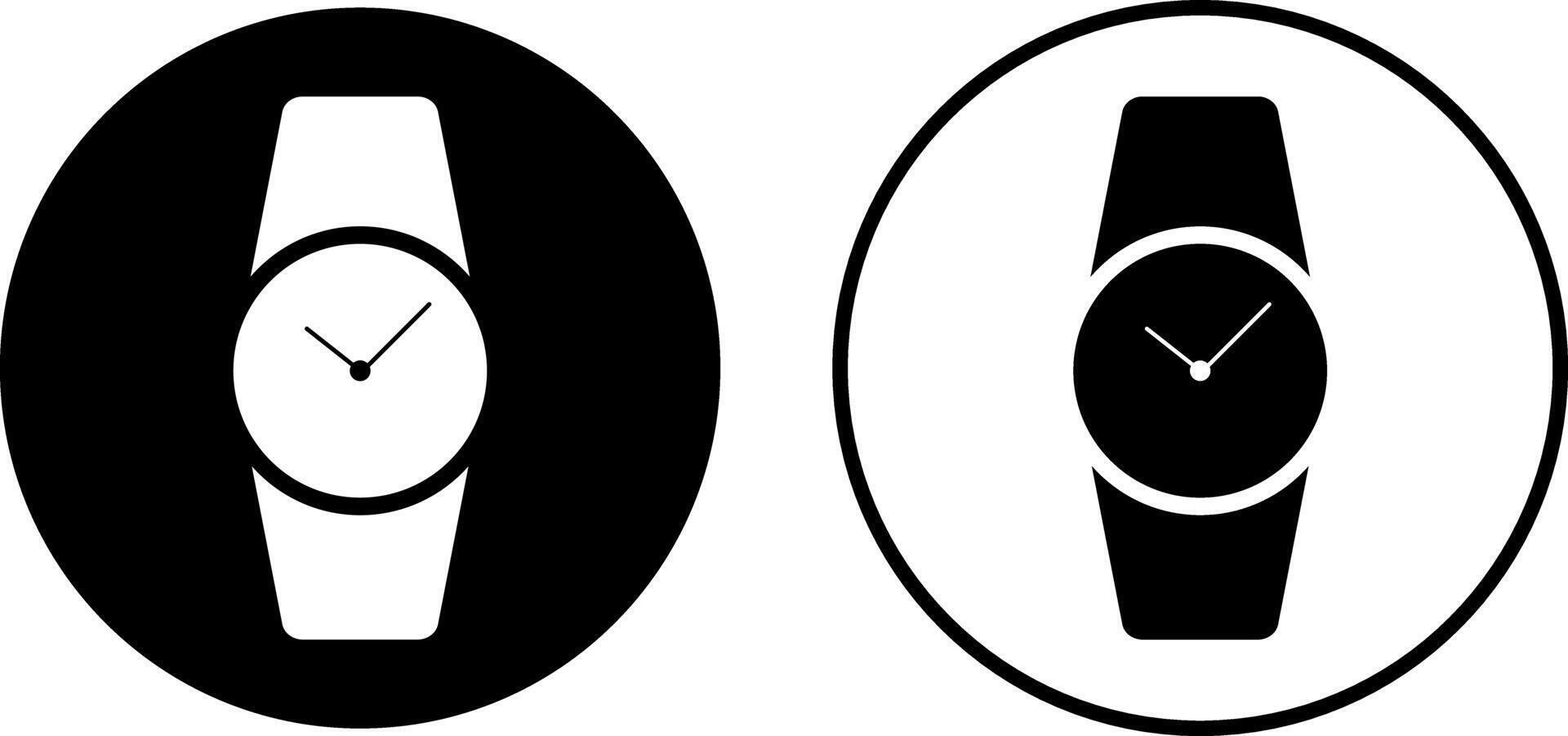 watch icon set. handwatch icon symbol. Wristwatch sign. Clock icons vector