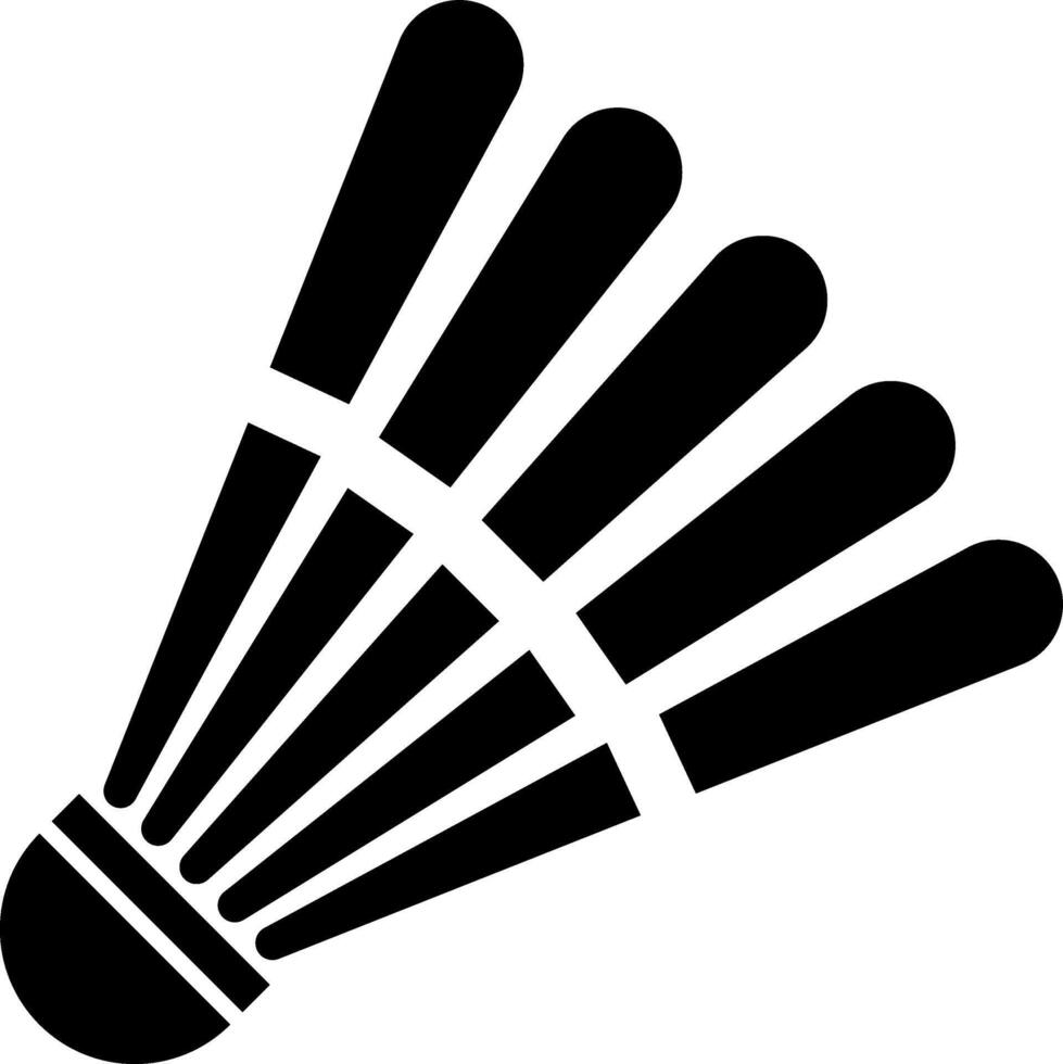 badminton icon. shuttlecock sport icons. activity professional vector