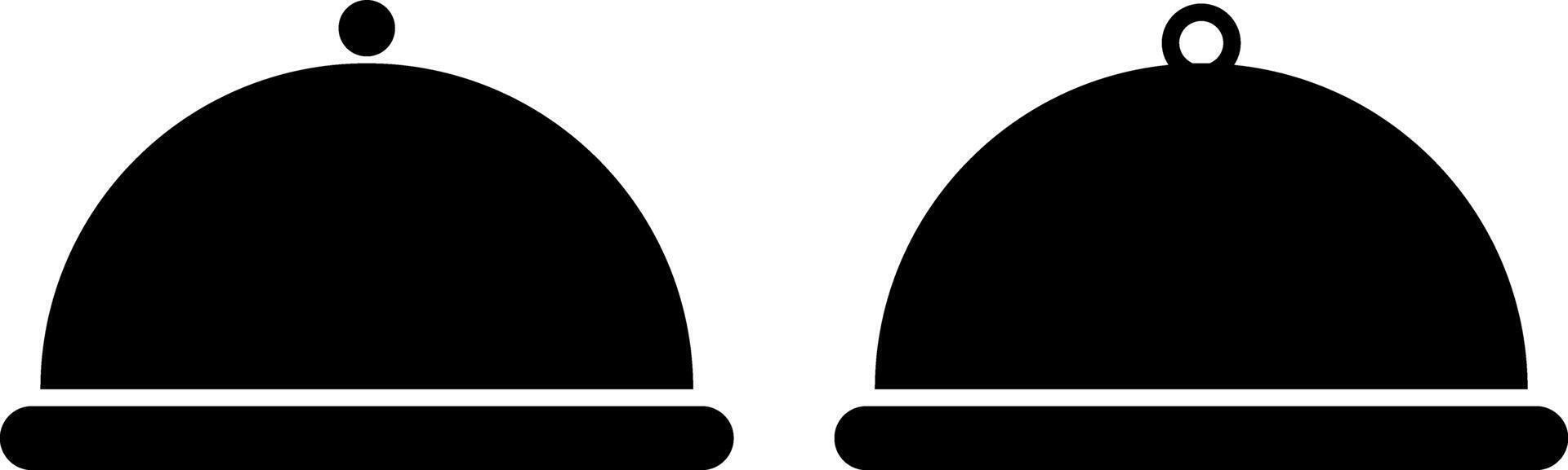 cloche icon. serving food and drinks. Service restaurant and hotel. holding tray icon. house special consisting of serving. bell covering dish icon vector