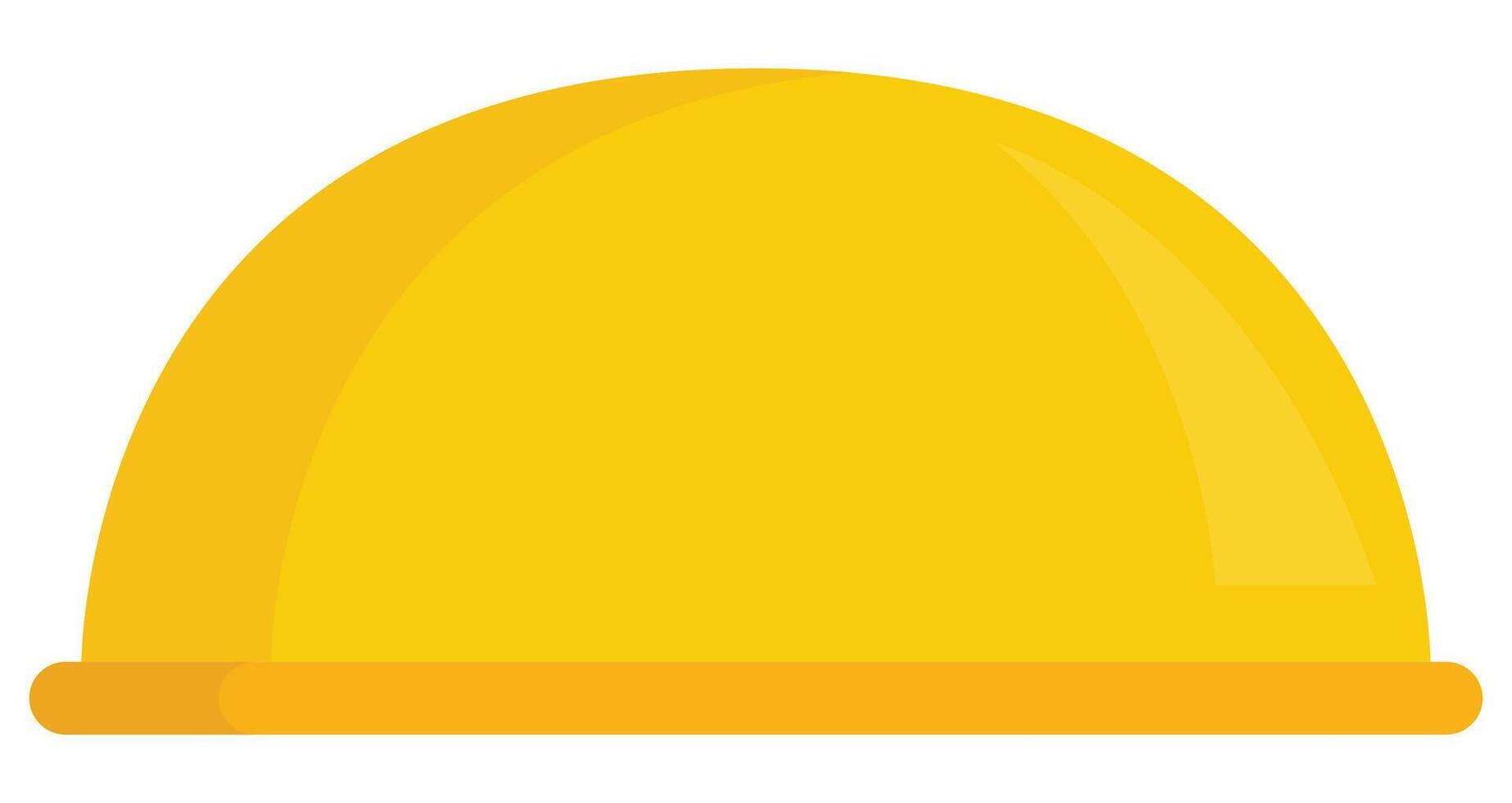 Gold cloche icon illustration isolated on white background. vector