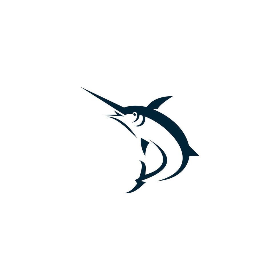 Modern shape Swordfish sea logo symbol, , icon illustration graphic design. Suitable for your design need, logo, illustration, animation, etc. vector