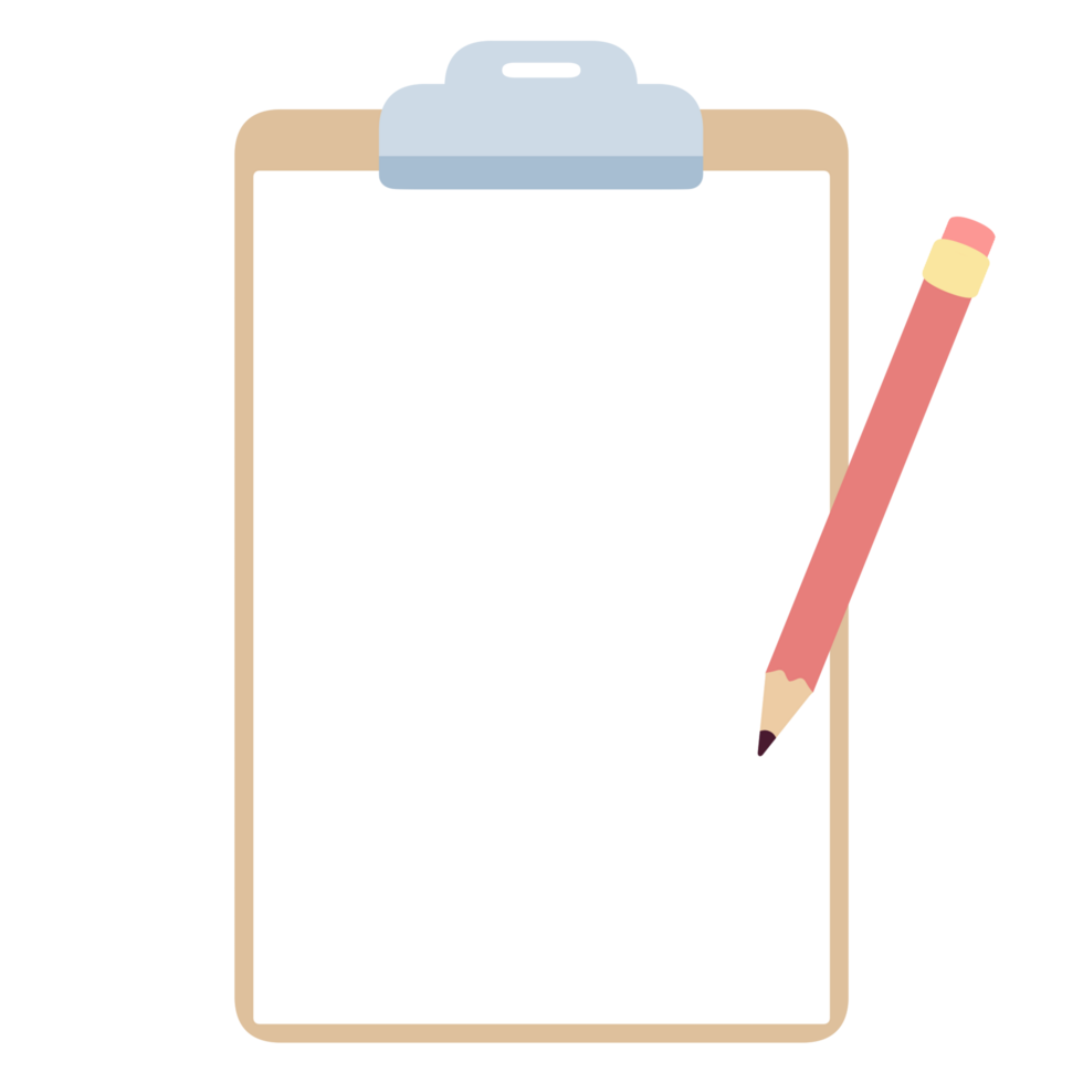 clipboard with pencil png