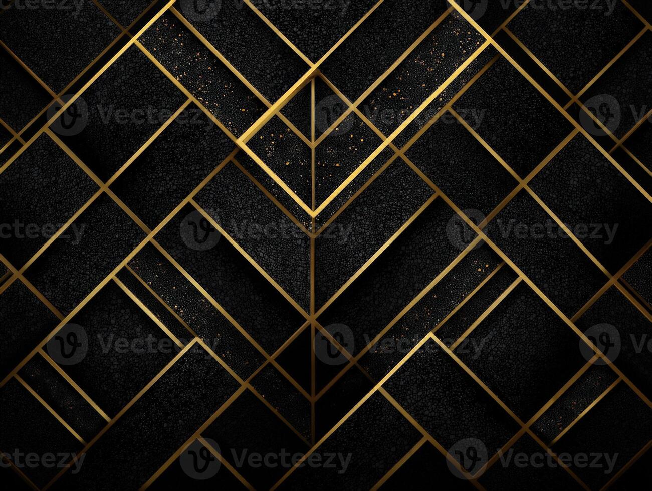 Geometric pattern featuring sleek golden lines crisscrossing against a textured dark backdrop, forming an elegant, intricate, chevron design. No text visible photo