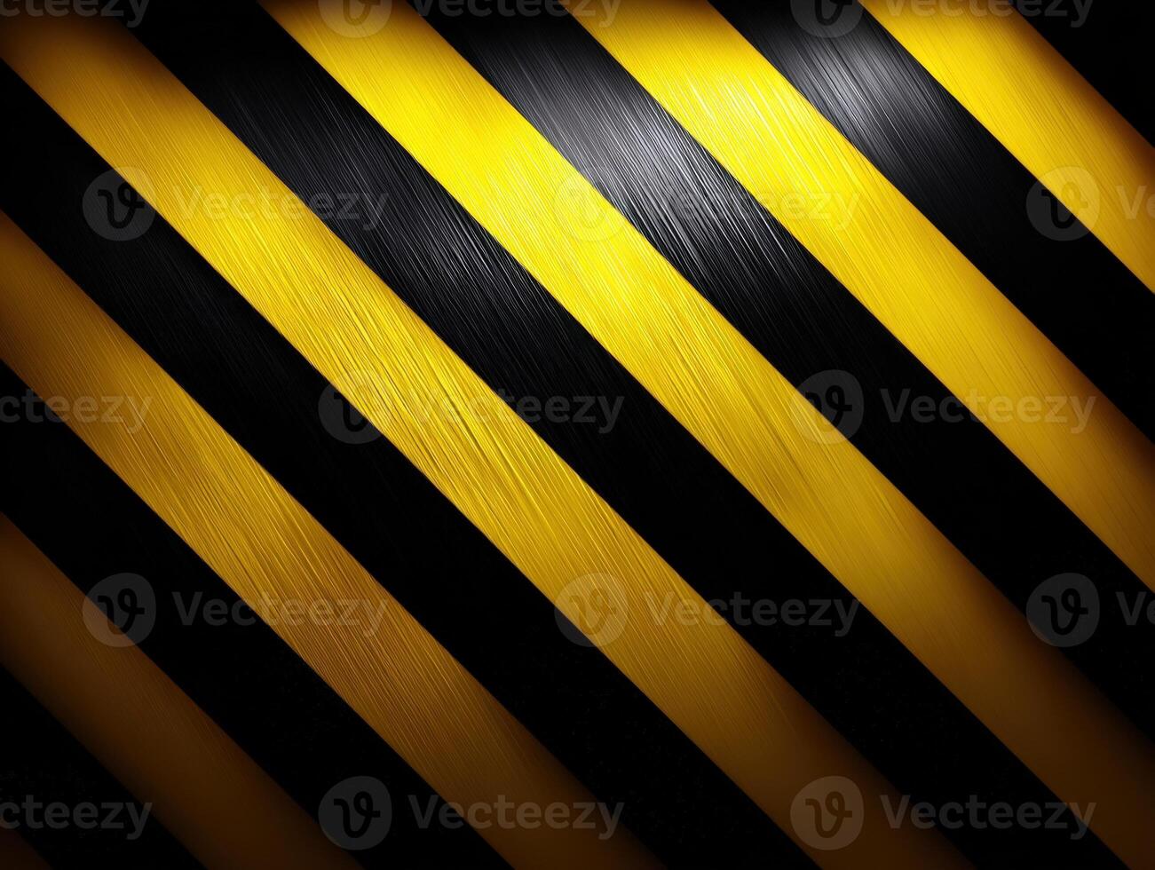 Diagonal black and yellow stripes creating a pattern with a textured appearance. The alternating colors suggest caution or warning, adding a sense of alertness to the design photo