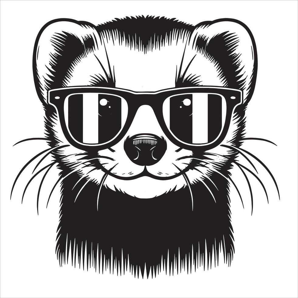 Ferret Drip Squad vector