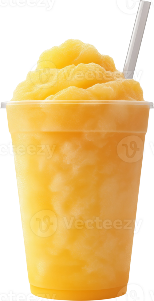 A plastic cup with a straw in it png