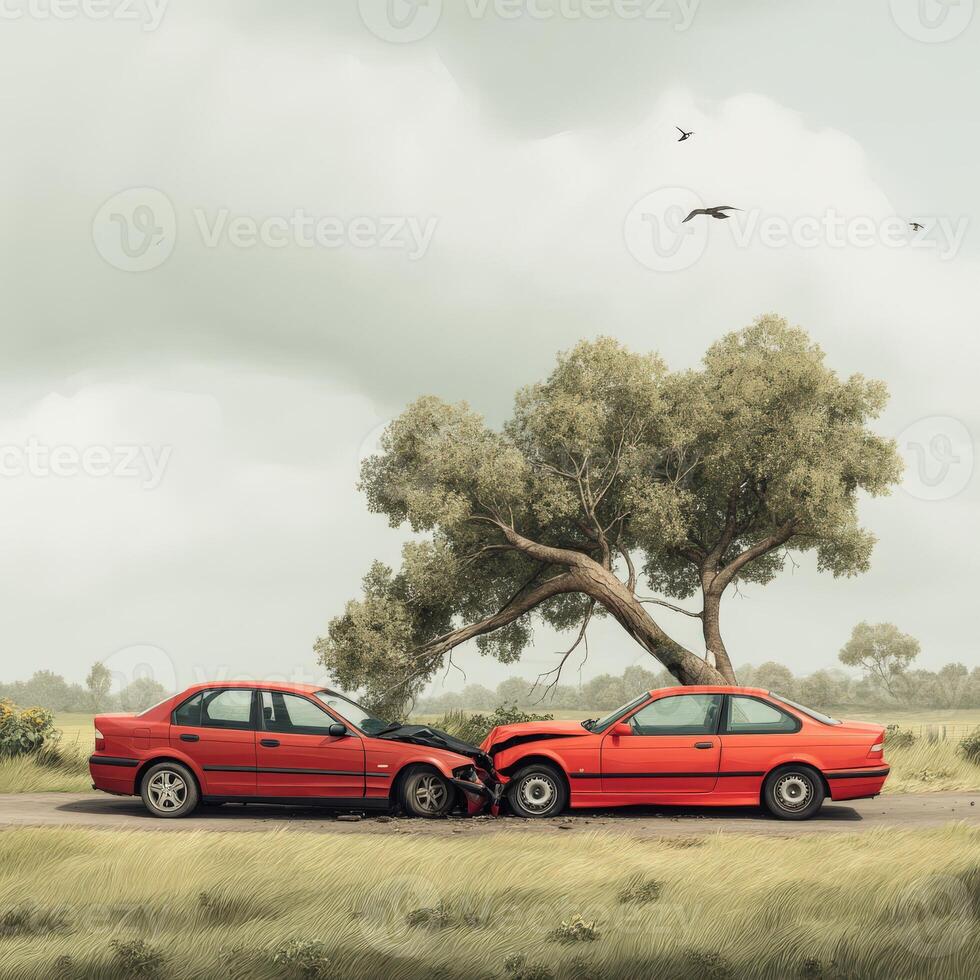 A tree in the background photo