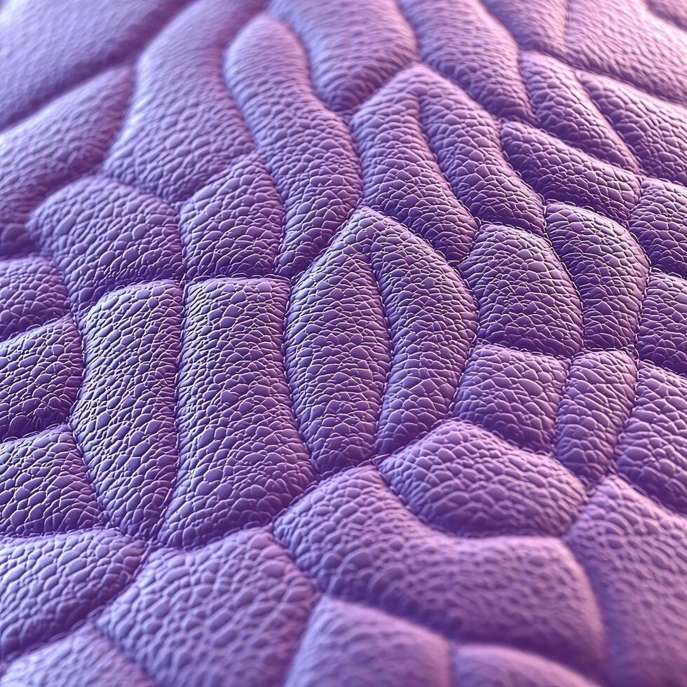 Purple Organic Texture Abstract Background, Closeup Surface Pattern, Detailed Microscopic View, Modern Futuristic Design photo