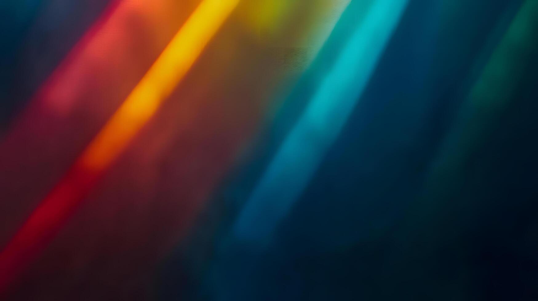 Abstract blurred colorful light streaks across a smooth dark background creating a dynamic texture photo
