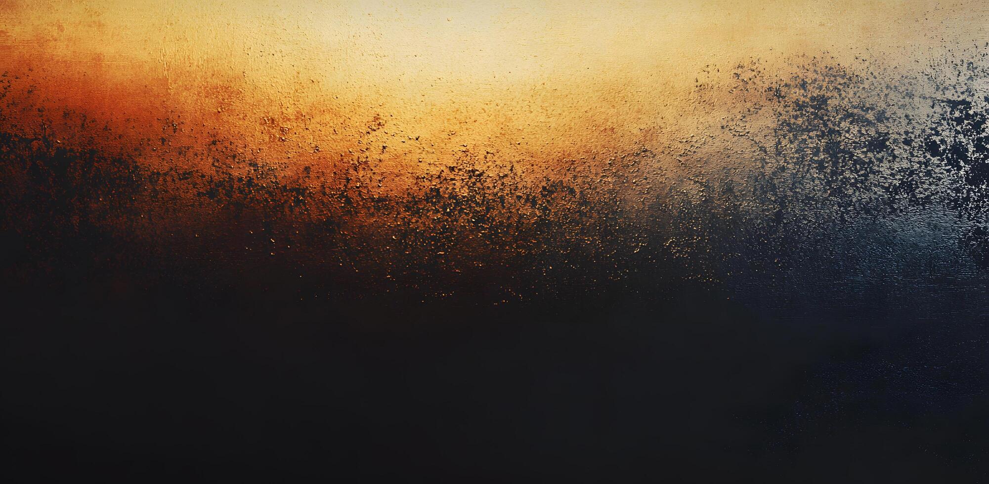 Abstract bronze texture transitions into a dark black background, presenting a captivating ombre effect photo