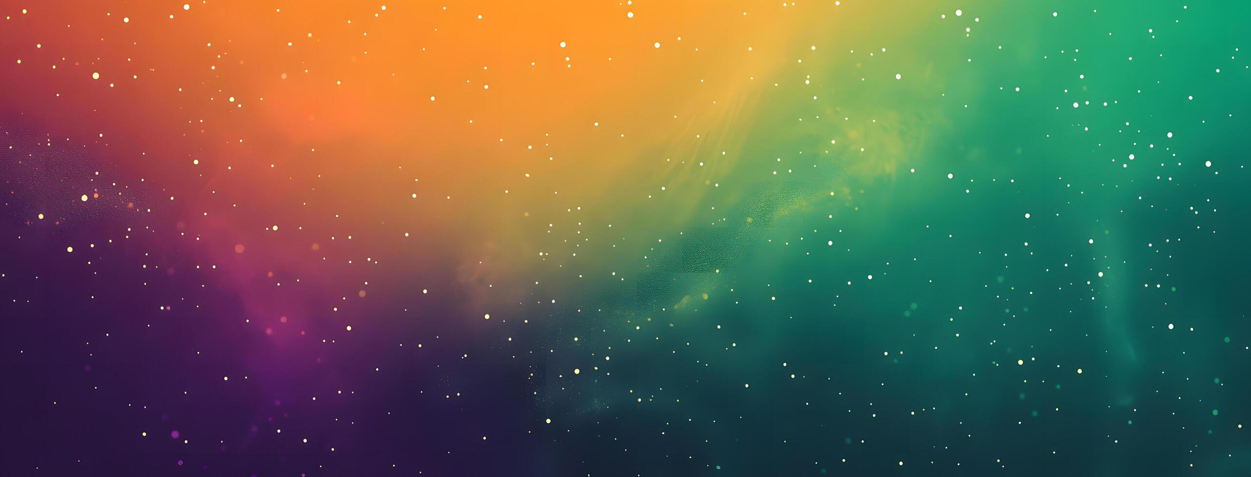 Abstract colorful gradient backdrop with glowing dust particles creates a mesmerizing fantasy universe scene photo
