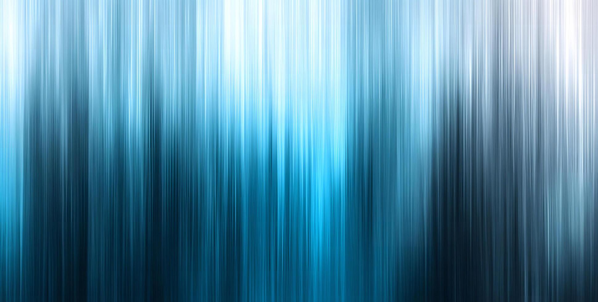 Abstract motion blur shows vertical lines in shades of blue and white gradient photo