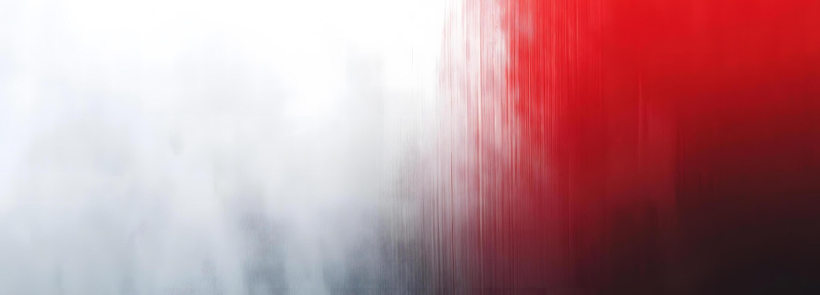 Blurry streaks of crimson gracefully meet a crisp white backdrop in a stunning abstract composition photo