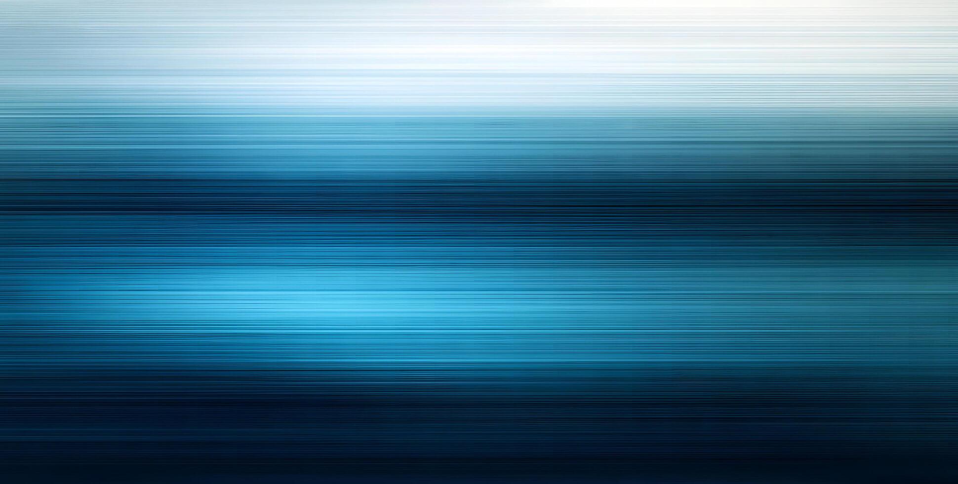 Gradient horizontal lines in blue tones create an abstract motion blur effect on the background photo