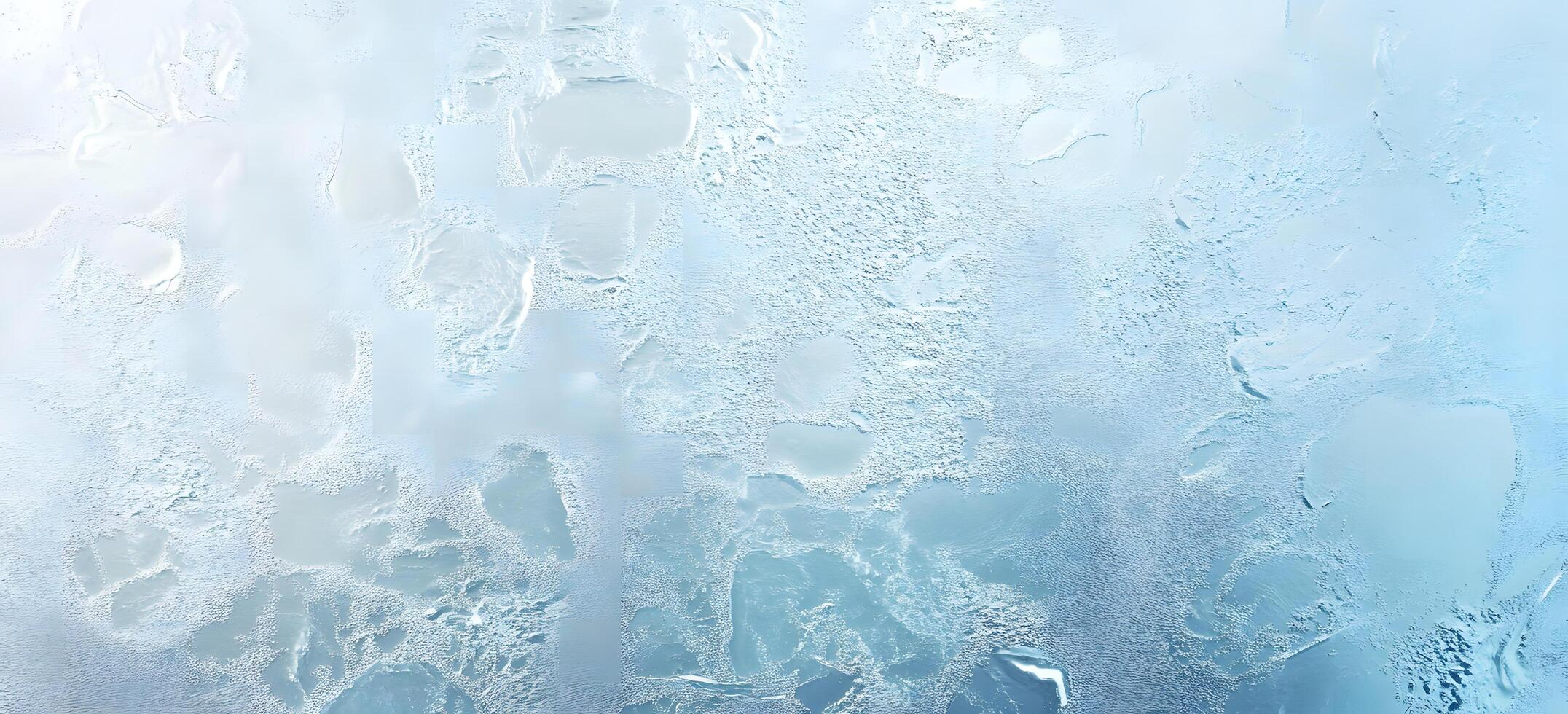 Ice crystals and condensation creates a captivating abstract pattern on a window surface photo