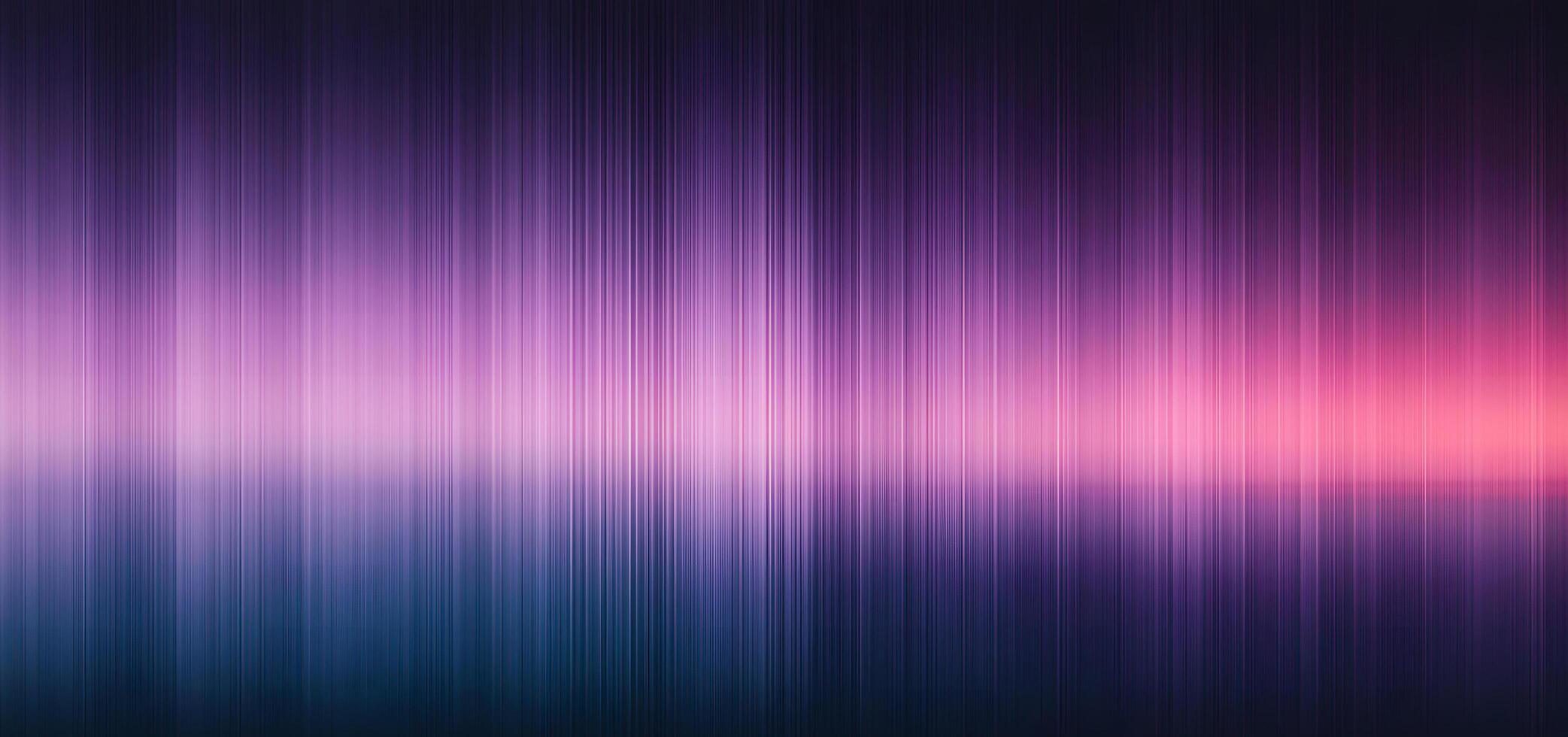 Purple, pink, and blue gradient stripes create an abstract background with a modern aesthetic photo