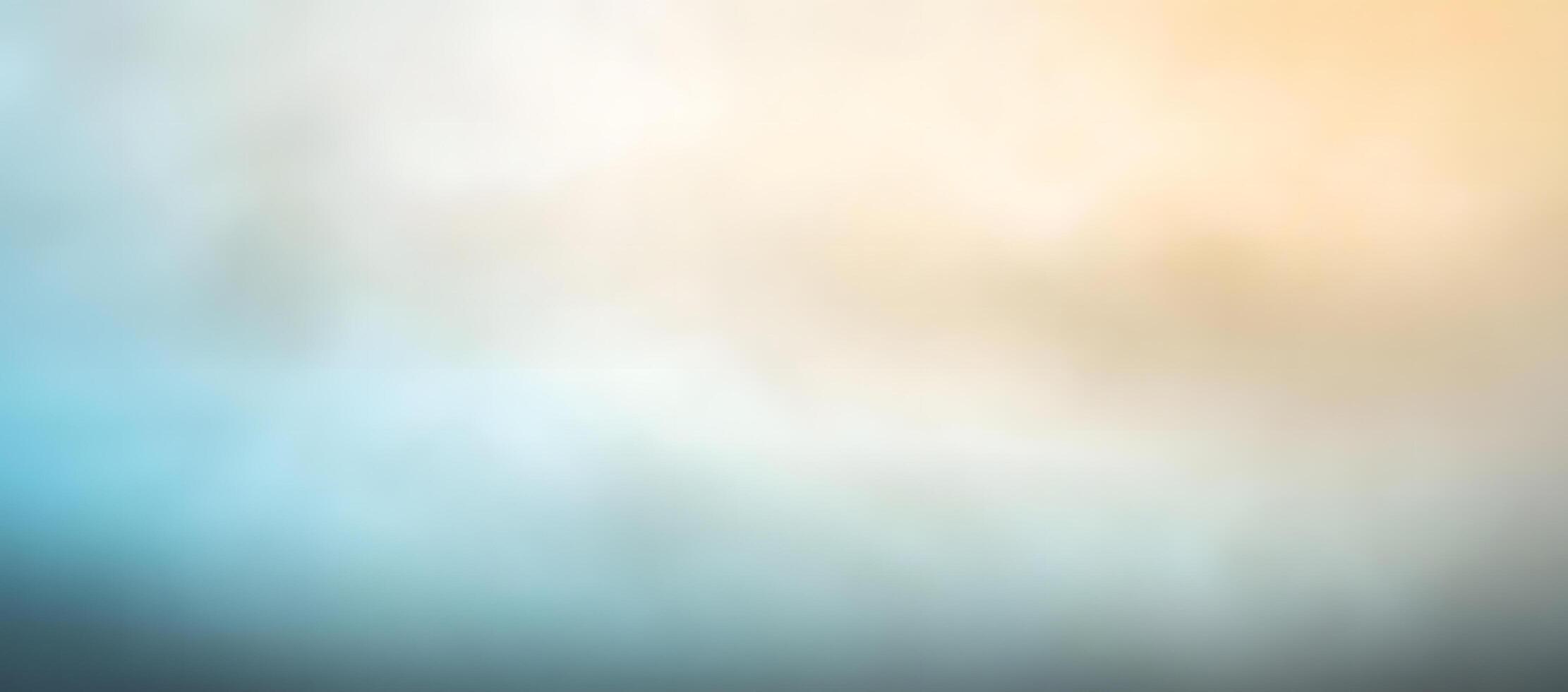 Serene blurred background evokes a sense of calmness with soft blue blending into gold photo