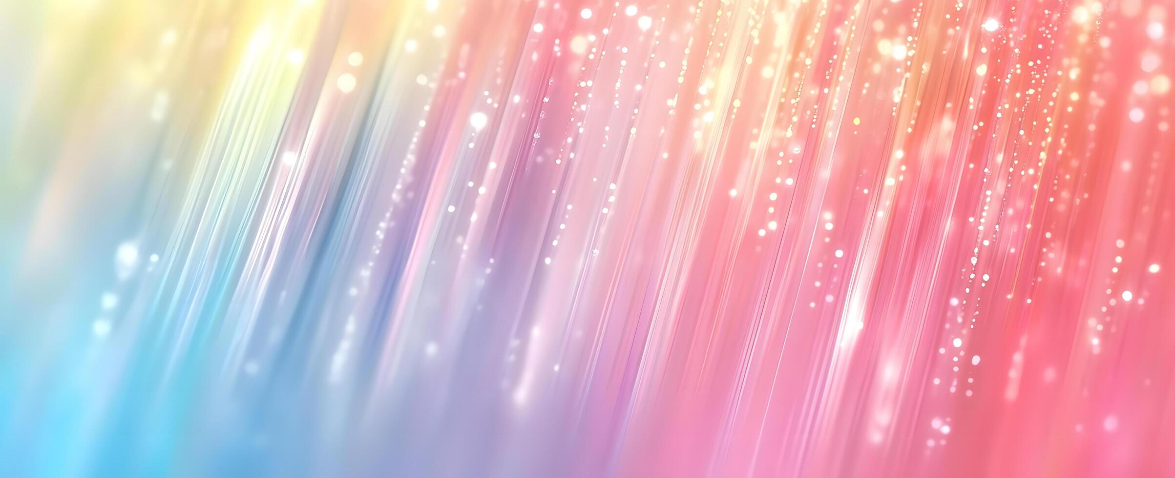 Shimmering light effects create a dreamy, glowing abstract background with vibrant colors and diagonal lines photo