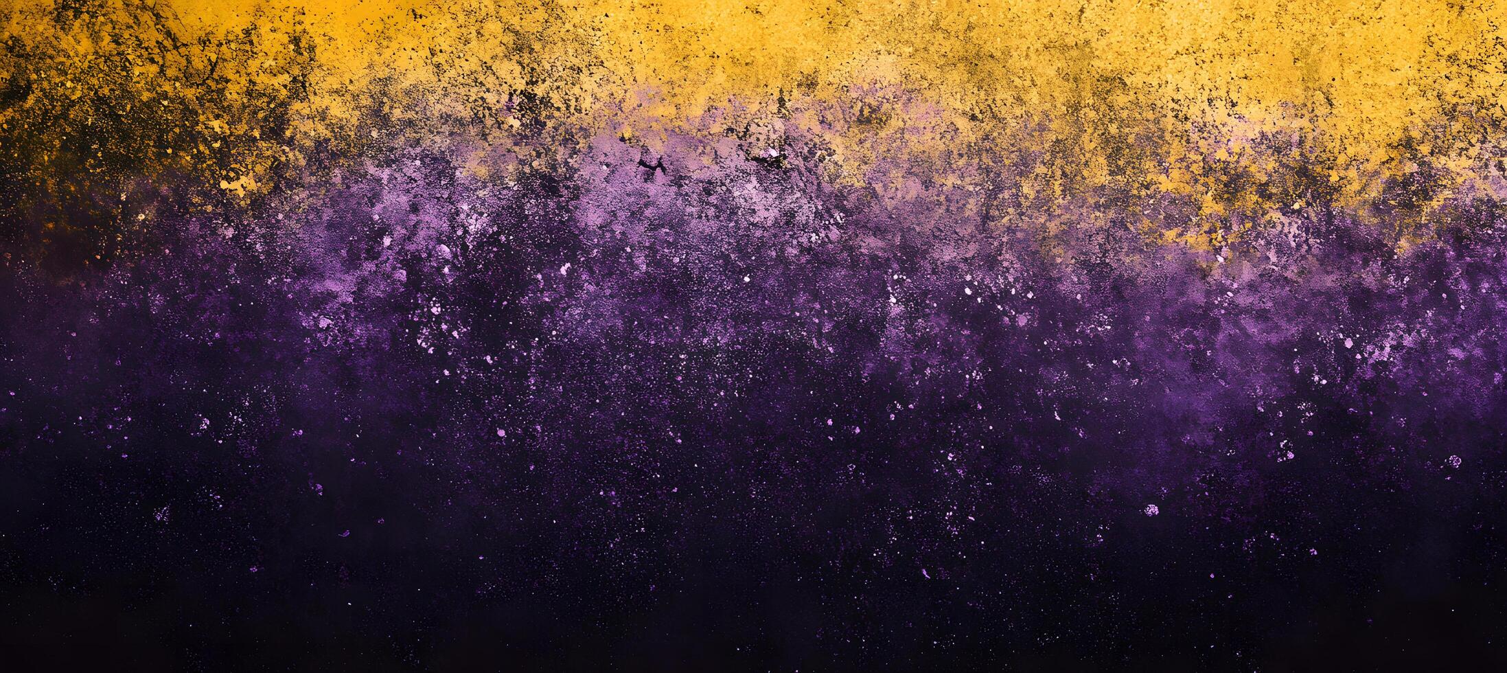 Textured background displaying a yellow and purple gradient with a rough and speckled appearance photo