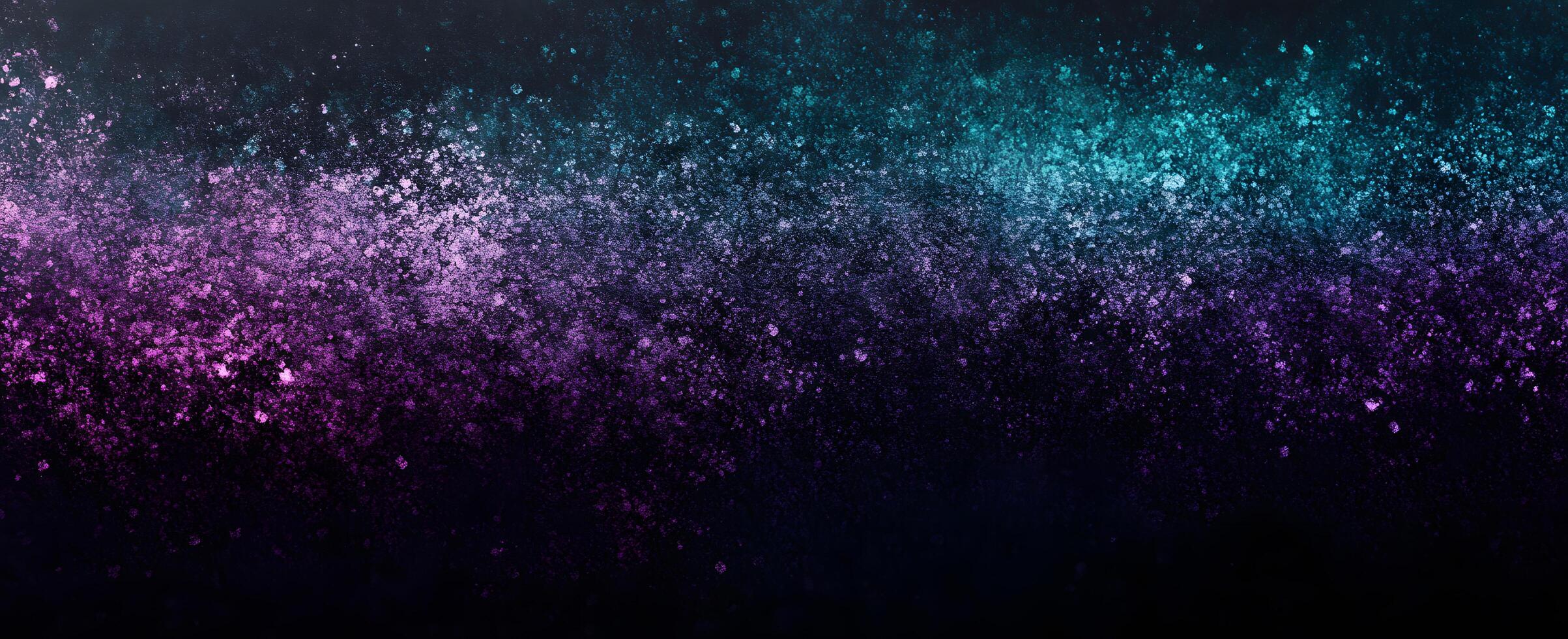 Textured galaxy fades from deep purple to cool turquoise against a dark backdrop photo