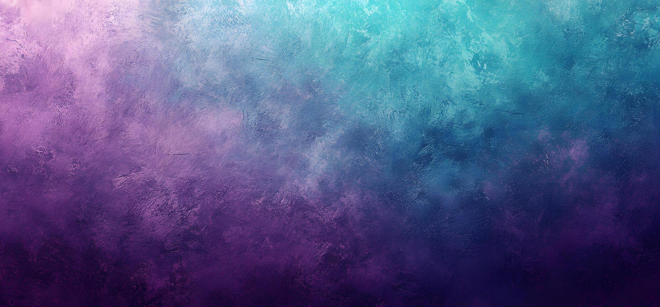 Textured surface shows a smooth color gradient from turquoise to purple, creating an elegant backdrop photo