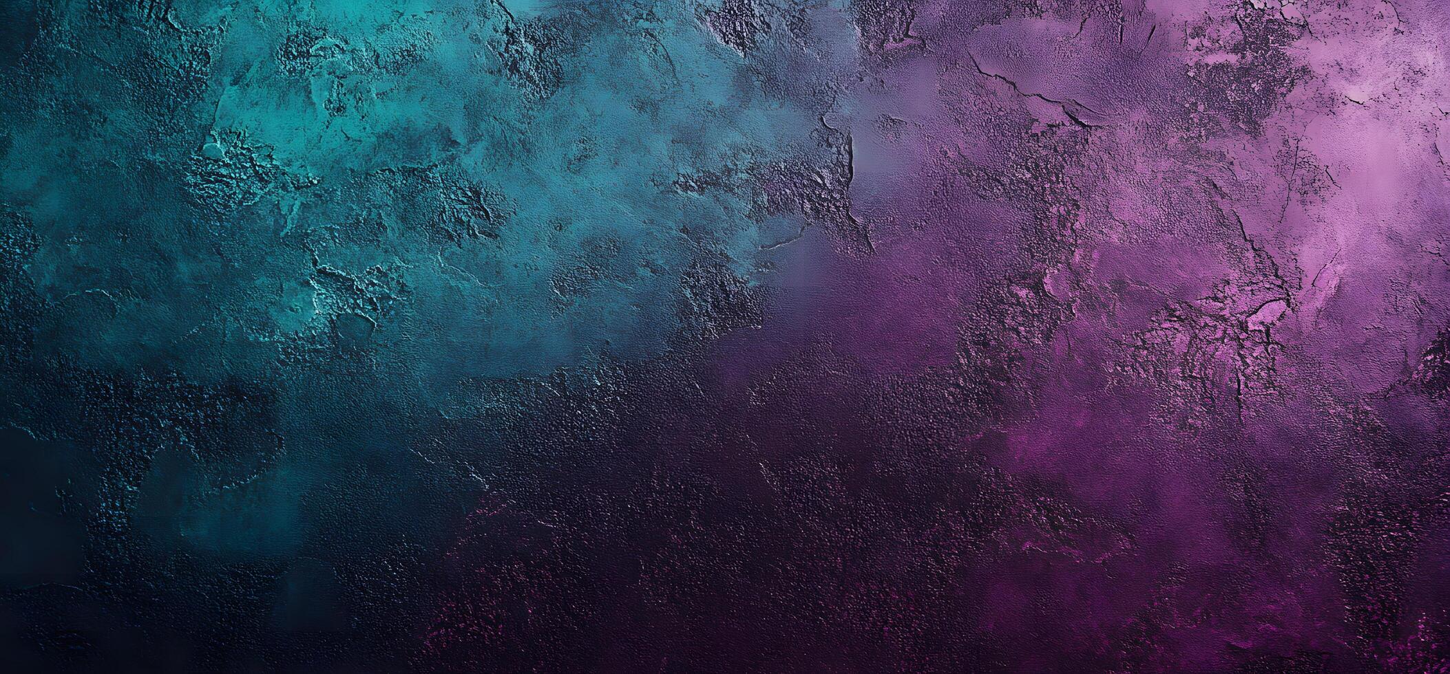 Textured surface shows the transition from teal to violet, creating an elegant, abstract backdrop photo