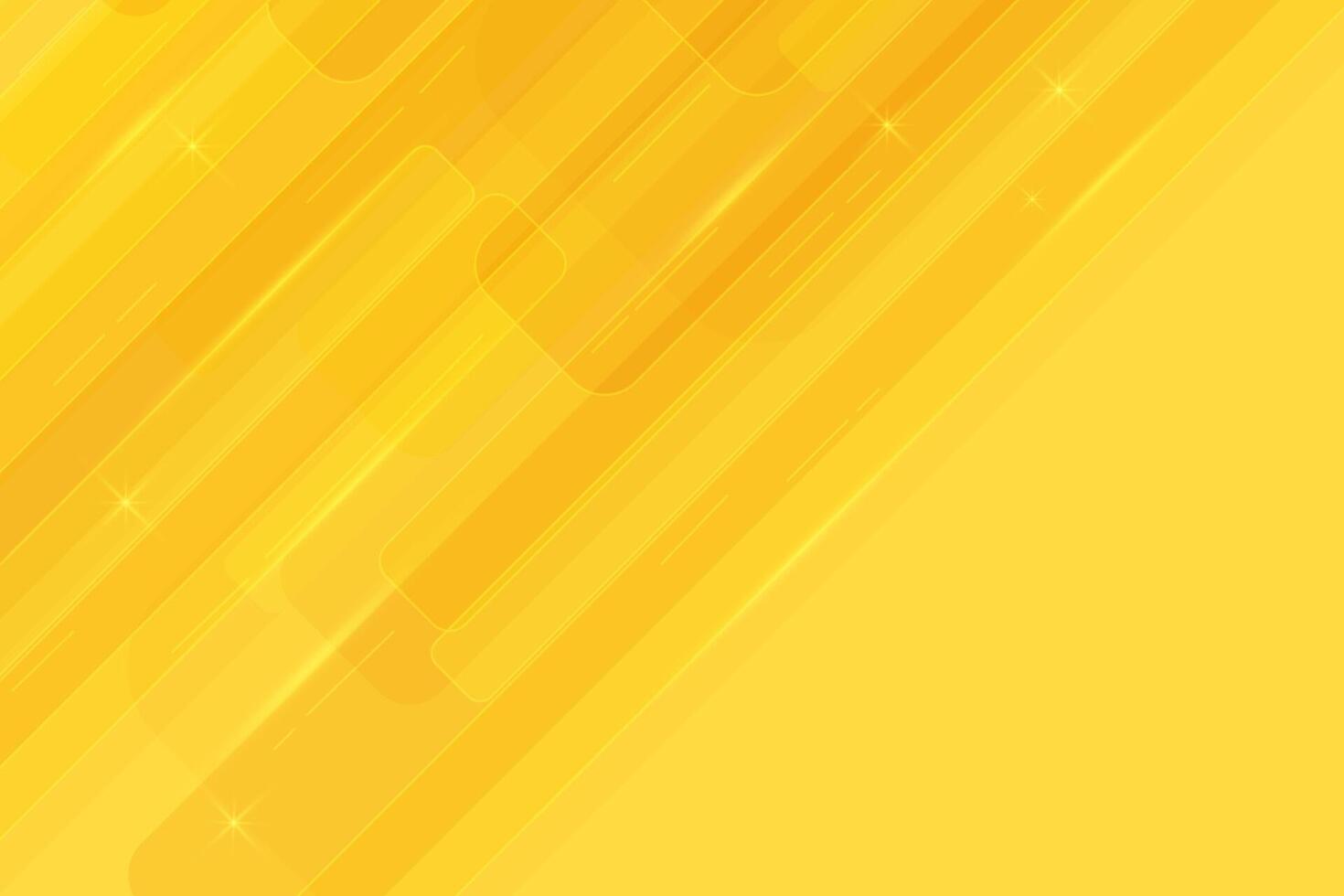 Yellow Diagonal Striped Lines Modern Backdrop. Bright Summer Orange Tech Background with Diagonal Lines and Light Gradient vector