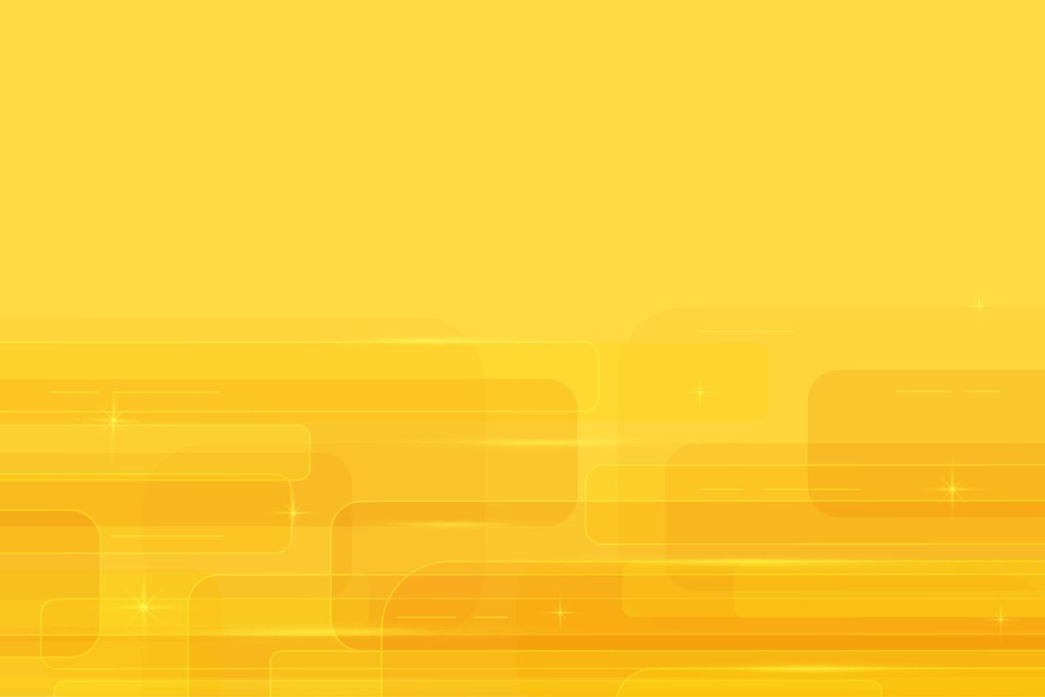 Yellow Dynamic Backdrop with Striped Lines. Bright Summer Orange Tech Background with Lines and Light Gradient vector