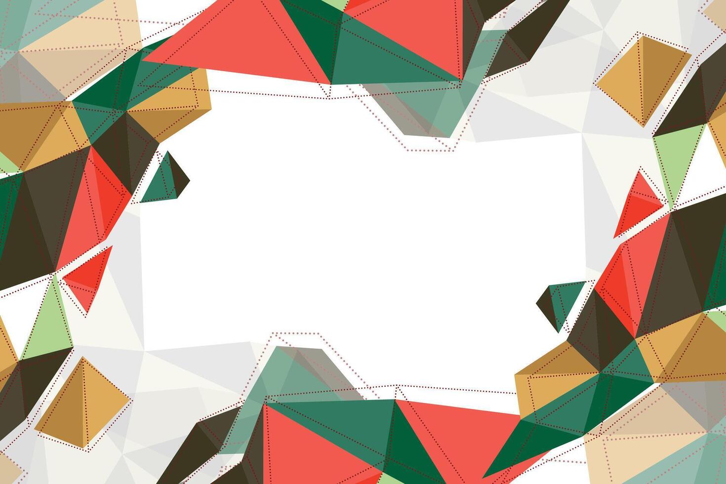 Abstract geometric background with triangles vector