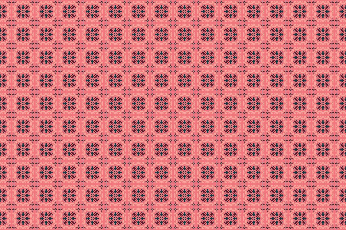 A pink and black pattern with squares vector